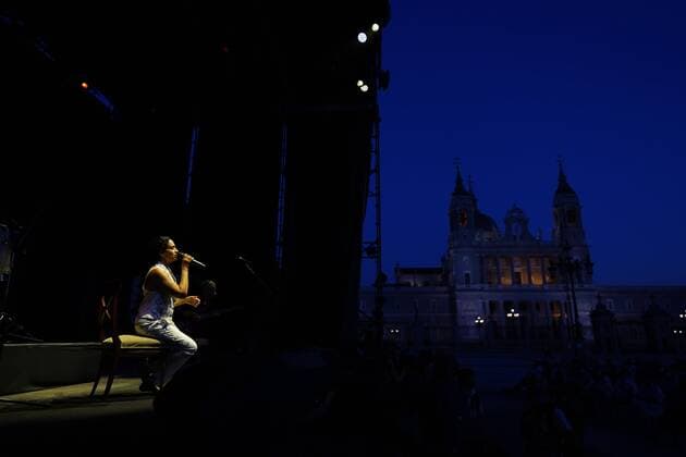 Noa Gil dor feat concert at the Royal Palace of Madrid, Friday July 22, 2021 Cordon Press