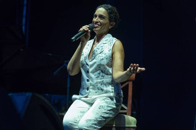 July 22, 2021, Madrid, Spain: Israeli singer, NOA (Achinoam Nini) performing at the Plaza de la Armeria of the Royal Palace of Madrid, during the festival organized by National Heritage, Jazz Palacio Realâ Madrid Spain - ZUMAs197 20210722_zaa_s197_205 Copyright: xAtilanoxGarciax