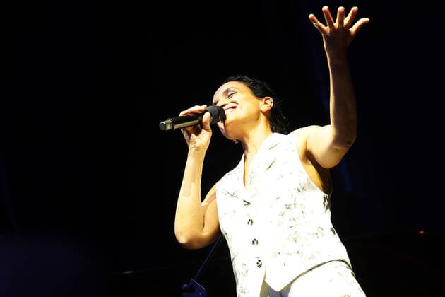 Israeli singer Noa in concert. Jazz Palacio Real. July 22,2021. (2021072247)