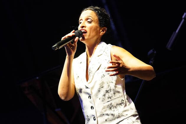 Israeli singer Noa in concert. Jazz Palacio Real. July 22,2021. (2021072251)