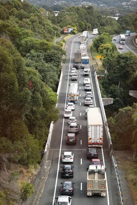 QLD BORDER COVID-19 CLOSURE, Scenes on the Pacific Motorway at the Queensland and New South Wales border on the Gold Coast, Friday, July 23, 2021. ( NO ARCHIVING, EDITORIAL USE ONLY, NO USE IN BOOKS WITHOUT CONSENT GOLD COAST QLD AUSTRALIA  Copyright: xJASONxO BRIENx 20210723001559314564