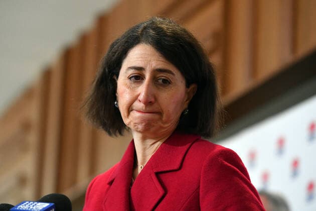 GLADYS BEREJIKLIAN COVID19 PRESSER, NSW Premier Gladys Berejiklian at a press conference to provide a COVID-19 update in Sydney. Friday, July 23, 2021. NSW recorded 136 new locally acquired cases of COVID-19 in the 24 hours to 8pm last night. ( NO ARCHIVING, EDITORIAL USE ONLY, NO USE IN BOOKS WITHOUT CONSENT SYDNEY NSW AUSTRALIA  Copyright: xMICKxTSIKASx 20210723001559332039