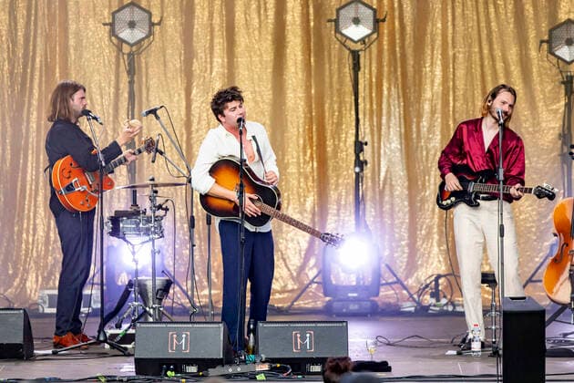 Max Kämmerling, Faber and Janos Mijnssen live at the Picnic Concert at the Zoopark Festwiese Erfurt, 22 07 2021 Foto:xM.xKremerx xFuturexImage