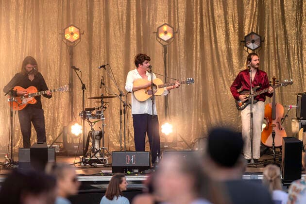 Max Kämmerling, Faber and Janos Mijnssen live at the Picnic Concert at the Zoopark Festwiese Erfurt, 22 07 2021 Foto:xM.xKremerx xFuturexImage
