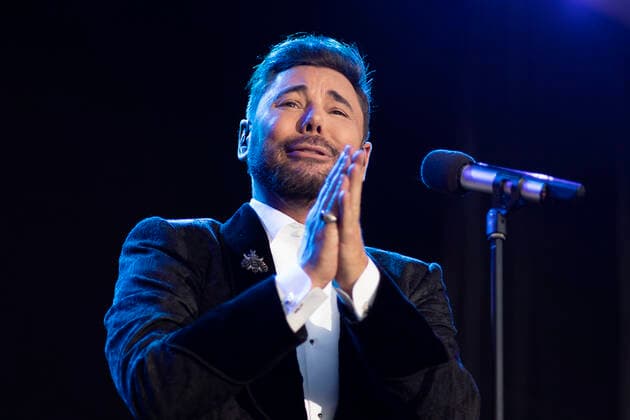 July 23, 2021, Madrid, Spain: Singer Miguel Poveda performs live on stage during the Jazz Palacio Real music festival at Palacio Real in Madrid. Madrid Spain - ZUMAs197 20210723_zaa_s197_150 Copyright: xAtilanoxGarciax