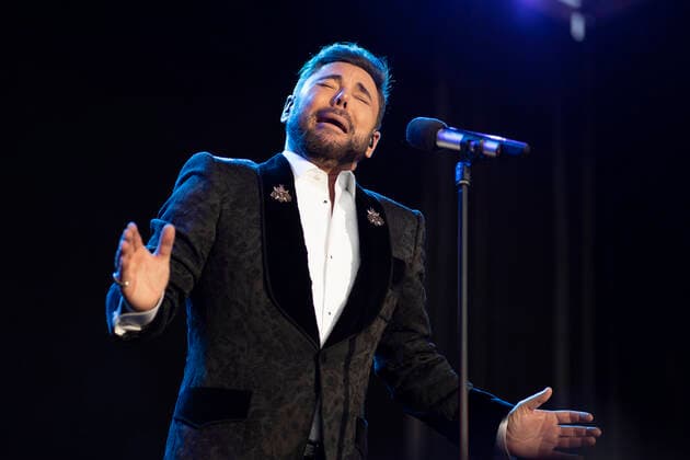 July 23, 2021, Madrid, Spain: Singer Miguel Poveda performs live on stage during the Jazz Palacio Real music festival at Palacio Real in Madrid. Madrid Spain - ZUMAs197 20210723_zaa_s197_151 Copyright: xAtilanoxGarciax