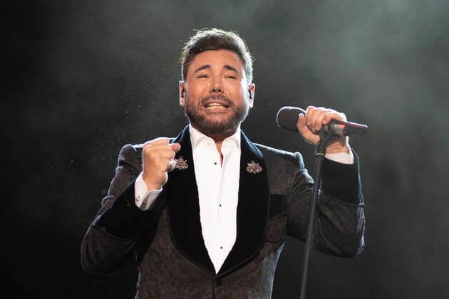 July 23, 2021, Madrid, Spain: Singer Miguel Poveda performs live on stage during the Jazz Palacio Real music festival at Palacio Real in Madrid. Madrid Spain - ZUMAs197 20210723_zaa_s197_157 Copyright: xAtilanoxGarciax