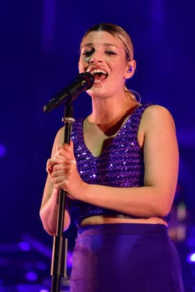 Entertainment Bilder des Tages Italy: Emma Marrone - Fortuna Live Tour 2021 Emma Marrone performs live at Ex base Nato in Napoli with her Fortuna Live Tour 2021. Napoli Italy Copyright: PaolaxVisone