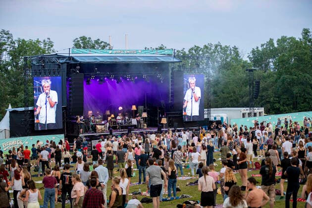Von Wegen Lisbeth live at the picnic concert at the Zoopark Festwiese Erfurt, 23 07 2021 Foto:xM.xKremerx xFuturexImage