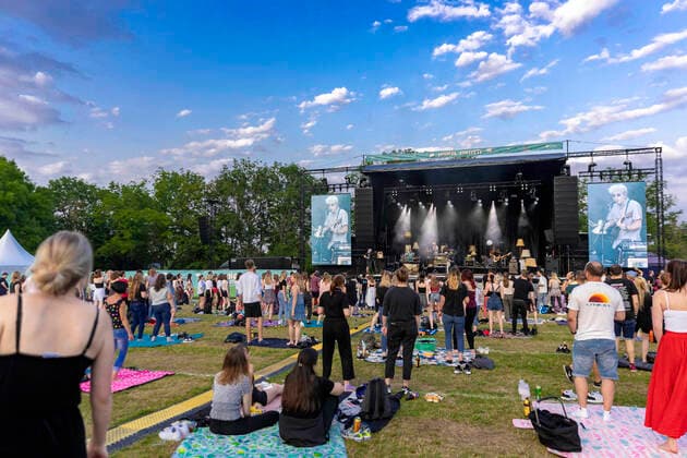 Von Wegen Lisbeth live at the picnic concert at the Zoopark Festwiese Erfurt, 23 07 2021 Foto:xM.xKremerx xFuturexImage