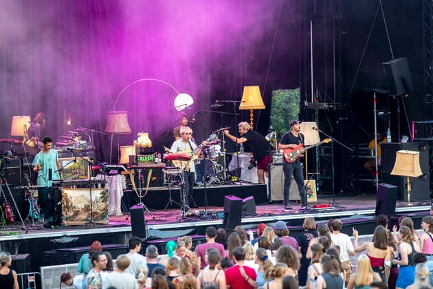 Von Wegen Lisbeth live at the picnic concert at the Zoopark Festwiese Erfurt, 23 07 2021 Foto:xM.xKremerx xFuturexImage