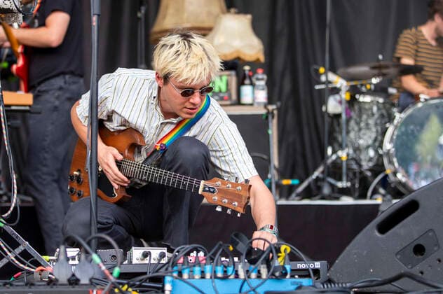 Matthias Rohde from Von Wegen Lisbeth live at the picnic concert at the Zoopark Festwiese Erfurt, 23 07 2021 Foto:xM.xKremerx xFuturexImage