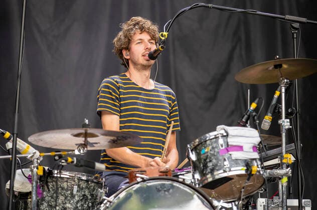 Julian Zschäbitz from Von Wegen Lisbeth live at the picnic concert at the Zoopark Festwiese Erfurt, 23 07 2021 Foto:xM.xKremerx xFuturexImage