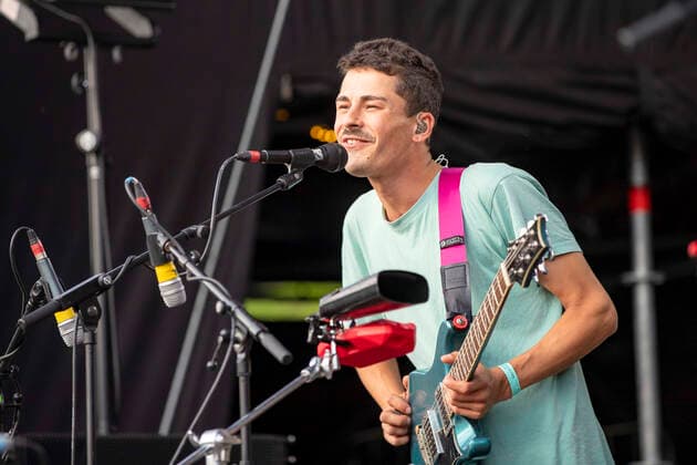 Dominik Doz Zschäbitz from Von Wegen Lisbeth live at the Picnic Concert at the Zoopark Festwiese Erfurt, 23 07 2021 Foto:xM.xKremerx xFuturexImage