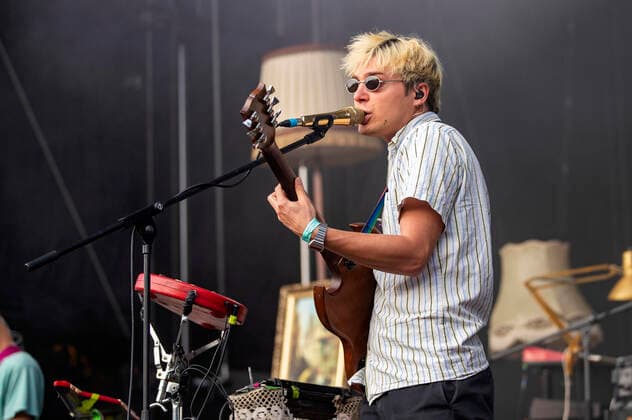 Matthias Rohde from Von Wegen Lisbeth live at the picnic concert at the Zoopark Festwiese Erfurt, 23 07 2021 Foto:xM.xKremerx xFuturexImage