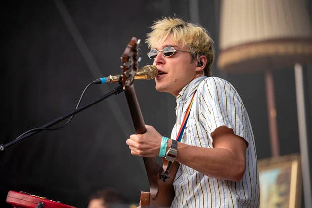 Matthias Rohde from Von Wegen Lisbeth live at the picnic concert at the Zoopark Festwiese Erfurt, 23 07 2021 Foto:xM.xKremerx xFuturexImage