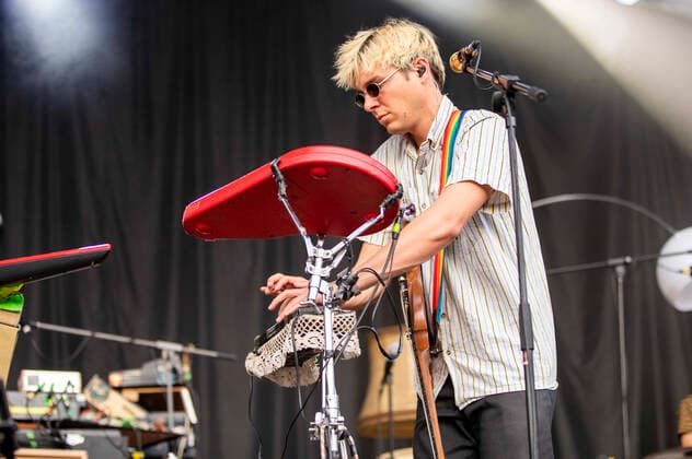 Matthias Rohde from Von Wegen Lisbeth live at the picnic concert at the Zoopark Festwiese Erfurt, 23 07 2021 Foto:xM.xKremerx xFuturexImage