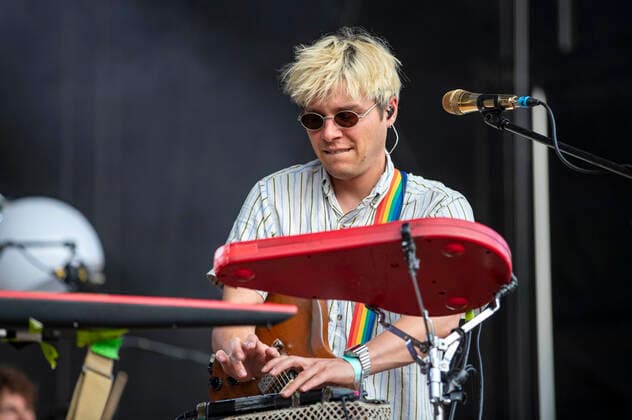 Matthias Rohde from Von Wegen Lisbeth live at the picnic concert at the Zoopark Festwiese Erfurt, 23 07 2021 Foto:xM.xKremerx xFuturexImage