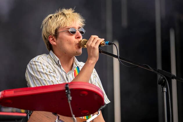 Matthias Rohde from Von Wegen Lisbeth live at the picnic concert at the Zoopark Festwiese Erfurt, 23 07 2021 Foto:xM.xKremerx xFuturexImage