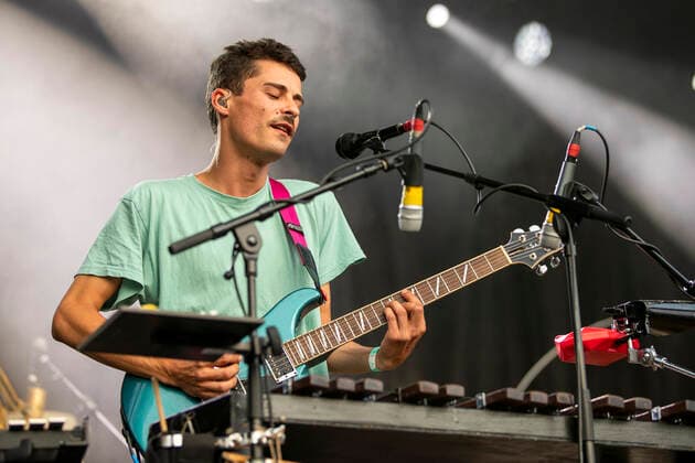 Dominik Doz Zschäbitz from Von Wegen Lisbeth live at the Picnic Concert at the Zoopark Festwiese Erfurt, 23 07 2021 Foto:xM.xKremerx xFuturexImage