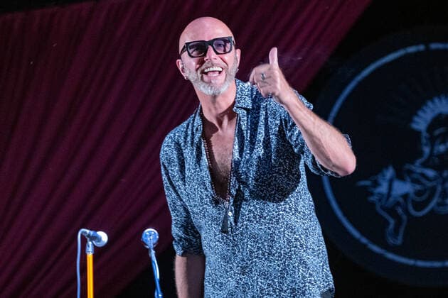 Paolo Pau Bruni Negrita during Negrita Theatrical summer tour 2021, Concert in Villafranca di Verona, Italy, July 23, 2021  Copyright: xLiveMedia RobertoxTommasinix xIPx xLiveMediax 0