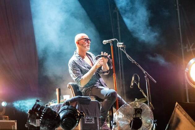 Paolo Pau Bruni Negrita during Negrita Theatrical summer tour 2021, Concert in Villafranca di Verona, Italy, July 23, 2021  Copyright: xLiveMedia RobertoxTommasinix xIPx xLiveMediax 0