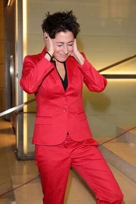 Dunja Hayali bei der Verleihung des 11. Deutschen Hörfilmpreis im Atrium der Deutsche Bank AG in Berlin 090413 Berlin Deutschland Copyright: xJamesxColdreyx