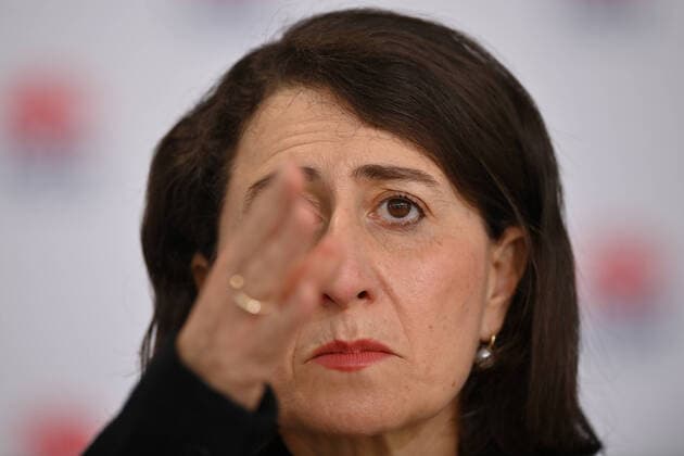 News Bilder des Tages GLADYS BEREJIKLIAN COVID19 PRESSER, NSW Premier Gladys Berejiklian speaks to media during a press conference in Sydney, Tuesday, July 27, 2021. ( NO ARCHIVING, EDITORIAL USE ONLY, NO USE IN BOOKS WITHOUT CONSENT SYDNEY NSW AUSTRALIA  Copyright: xJOELxCARRETTx 20210727001560784001