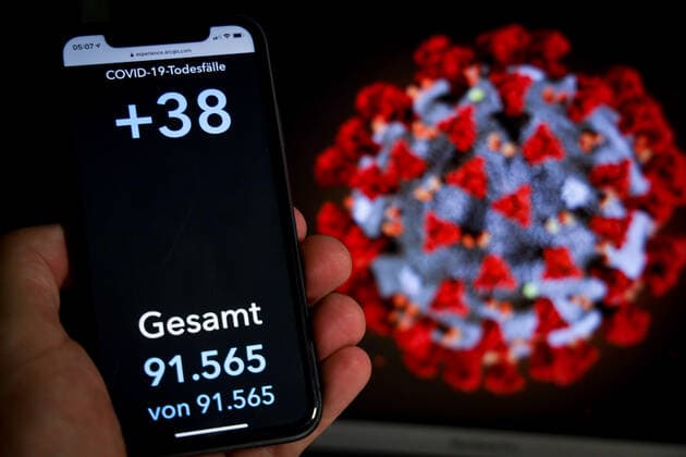Coronavirus in Germany Covid 19 Dashboard of the Robert Koch Institute 27 07 2021 Robert Koch Institute 7 days Incidence 14.5 7 days Number of cases 12 043 COVID 19 cases 3 758 401 Addition by 1 545 the 91 565 COVID 19 deaths 91 527 Addition by 38 compared to the previous day