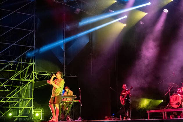 Willie Peyote during Wllie Peyote Never Say Never tour, Italian singer concert in Villafranca di Verona, Italy, July 26, 2021  Copyright: xLiveMedia RobertoxTommasinix xIPx xLiveMediax 0
