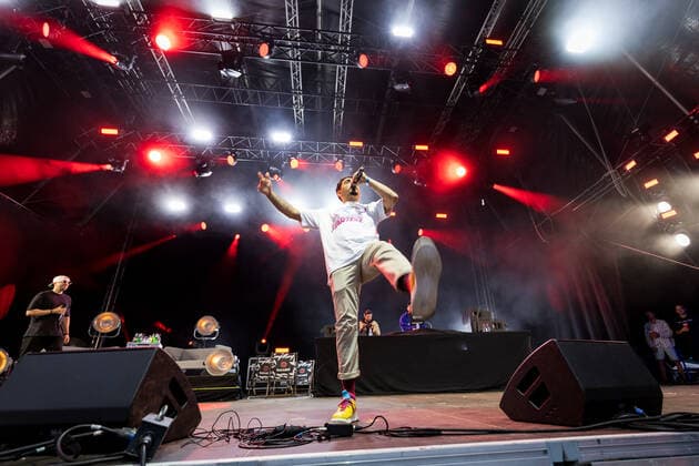 Rapper and actor Eko Fresh Knossi, Die Atzen Friends at the live performance in BonnLive Kulturgarten Bonn, 27 07 2021 BonnLive is a cooperation between fünfdrei Eventagentur and Rheinevents Bonn Am Römerbad NRW Germany