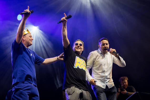 Jens Knossalla, Manny Marc and Menderes Bagci Knossi, Die Atzen Friends at the live performance in BonnLive Kulturgarten Bonn, 27 07 2021 BonnLive is a cooperation between fünfdrei Eventagentur and Rheinevents Bonn Am Römerbad NRW Germany