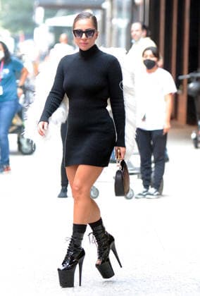 NEW YORK, NY- July 27: Lady Gaga seen in town for Tony Bennett and Lady Gaga: Cheek to Cheek Live! at Radio City Music Hall in New York City on July 27, 2021. Copyright: xRW MediaPunchx