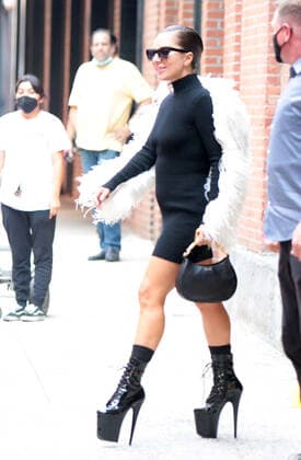 NEW YORK, NY- July 27: Lady Gaga seen in town for Tony Bennett and Lady Gaga: Cheek to Cheek Live! at Radio City Music Hall in New York City on July 27, 2021. Copyright: xRW MediaPunchx