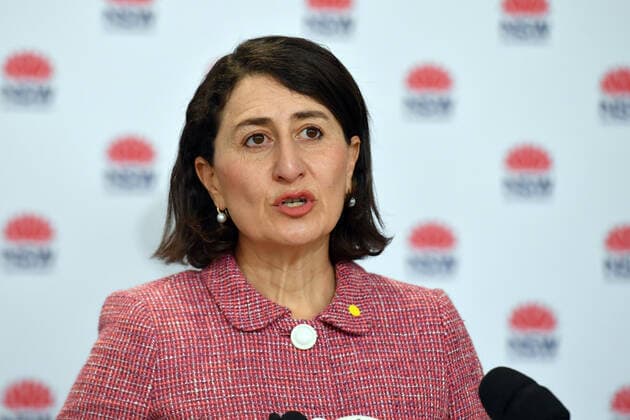 GLADYS BEREJIKLIAN COVID19 PRESSER, NSW Premier Gladys Berejiklian at a press conference to provide a COVID-19 update in Sydney, Thursday, July 29, 2021. NSW recorded 136 new locally acquired cases of COVID-19 in the 24 hours to 8pm last night. ( NO ARCHIVING, EDITORIAL USE ONLY, NO USE IN BOOKS WITHOUT CONSENT SYDNEY NSW AUSTRALIA  Copyright: xMICKxTSIKASx 20210729001561555240