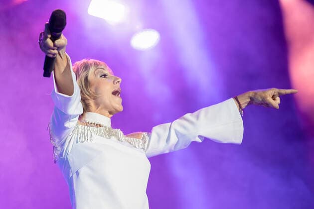 July 28, 2021, Madrid, Spain: Spanish singer Ana Torroja performs live during the Noches del Botanico music festival at Real Jardin Botanico Alfonso XIII in Madrid. Madrid Spain - ZUMAs197 20210728_zaa_s197_103 Copyright: xAtilanoxGarciax