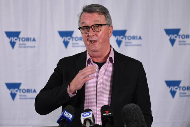 MARTIN FOLEY COVID19 PRESSER, Victorian Health Minister Martin Foley speaks to the media during a press conference in Melbourne, Thursday, July 29, 2021. Victoria has recorded seven new cases of Covid19 in the past 24 hours. ( NO ARCHIVING, EDITORIAL USE ONLY, NO USE IN BOOKS WITHOUT CONSENT MELBOURNE VIC AUSTRALIA  Copyright: xJAMESxROSSx 20210729001561566492