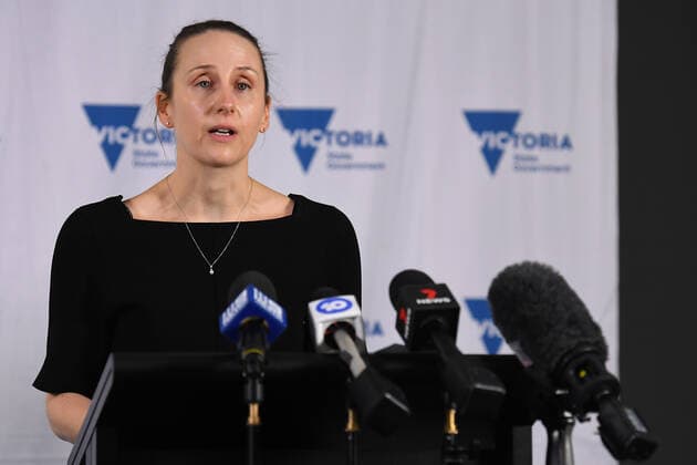 MARTIN FOLEY COVID19 PRESSER, Acting Covid19 commander Naomi Bromley speaks to the media during a press conference in Melbourne, Thursday, July 29, 2021. Victoria has recorded seven new cases of Covid19 in the past 24 hours. ( NO ARCHIVING, EDITORIAL USE ONLY, NO USE IN BOOKS WITHOUT CONSENT MELBOURNE VIC AUSTRALIA  Copyright: xJAMESxROSSx 20210729001561570089
