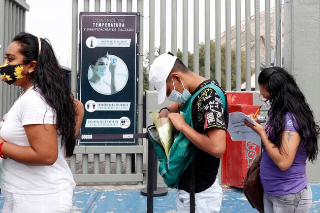 Youths Receive Sputnik V Vaccine Against Covid-19 Youths during the registration process to receive Sputnik V dose, inside at the Palacio de los Deportes during the mass vaccination against Covid 19 for people aged 18 on July 28, 2021 in Mexico City, Mexico. Mexico City Mexico group-youthsre210728_npQc6  Copyright: xEyepixx