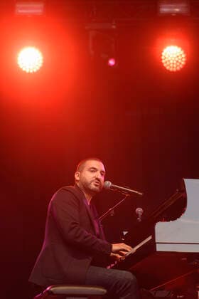 Ibrahim Maalouf at the festival Arena 5 in Brussels Maalouf Ibrahim au festival Arena 5 a Bruxelles Reporters QUINET JEANxMARCxQUINET