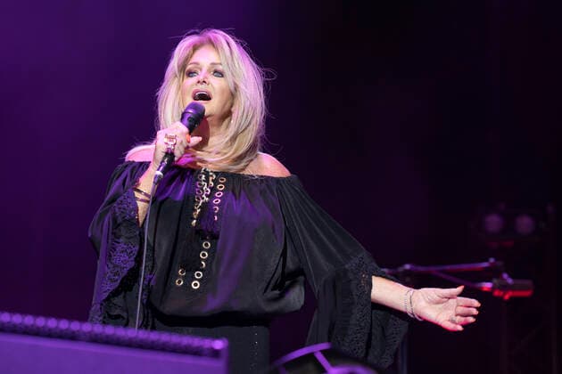 July 30, 2021, Madrid, Spain: Singer Bonnie Tyler (Gaynor Hopkins?) performs live during a music concert at the Hipodromo de la Zarzuela in Madrid..This performance by Gaynor Hopkins, better known as Bonnie Tyler, is part of the Push Play Festival 2021. Madrid Spain - ZUMAs197 20210730_zaa_s197_147 Copyright: xAtilanoxGarciax
