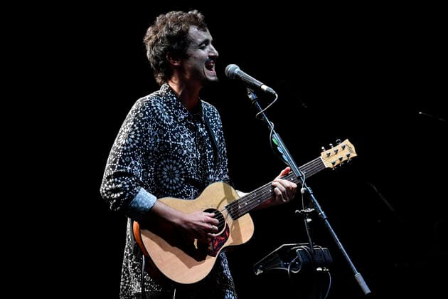 Entertainment Bilder des Tages Italy: Max Gazzè La Matematica dei Rami Tour Folcast during the concert at Cavea Auditorium Parco della Musica. Rome Italy Copyright: DomenicoxCippitelli