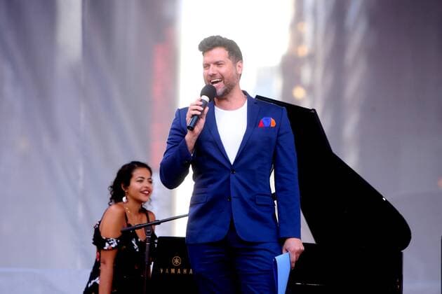 NEW YORK, NY- JULY 30: Mauricio Martinez hosts Carnegie Hall Citywide: Adrienne Warren and Friends, held in Bryant Park, on July 30, 2021, in New York City. Copyright: xJosephxMarzullox
