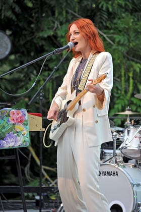 Singer Alex Mayr Singer Alex Mayr during a performance at the Seebühnenzauber Spezial 2021 on 30 07 2021 at the Luisenpark Mannheim 20210730MWI5479