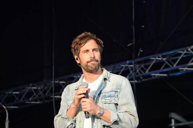 Hamburg the 31 07 2021, Max Giesinger live with his program The Journey on stage at Cruise Inn Open Air on the grounds of Cruise Center Steinwerder in the Port of Hamburg Max Giesinger live with his program The Journey back on stage , Hamburg Hamburg Germany Steinwerder