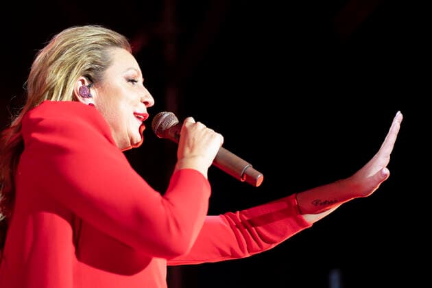 July 31, 2021, Madrid, Spain: Spanish singer Nina Pastori, artistic name of Maria Rosa Garcia Garcia performs live during the Noches del Botanico music festival at Real Jardin Botanico Alfonso XIII. Madrid Spain - ZUMAs197 20210731_zaa_s197_241 Copyright: xAtilanoxGarciax