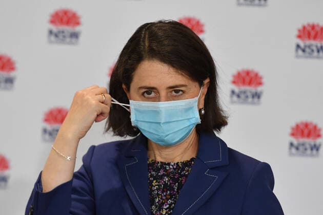 GLADYS BEREJIKLIAN COVID19 PRESSER, NSW Premier Gladys Berejiklian at a press conference to provide a COVID-19 update in Sydney, Sunday, August 1, 2021. NSW recorded 239 new locally acquired cases of COVID-19 in the 24 hours to 8pm last night. ( NO ARCHIVING, EDITORIAL USE ONLY, NO USE IN BOOKS WITHOUT CONSENT SYDNEY NSW AUSTRALIA  Copyright: xMICKxTSIKASx 20210801001562677412