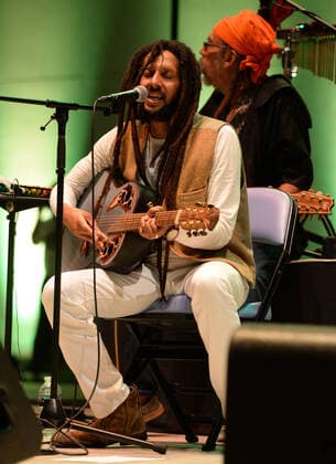 HOLLYWOOD FL - JULY 31: Julian Marley performs at The Arts Park Amphitheater at Young Circle on July 31, 2021 in Hollywood, Florida. Copyright: xmpi04 MediaPunchx