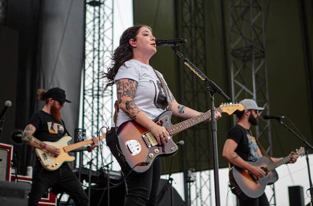 July 31, 2021, George, WA, USA: SInger Ashley Mcbryde performs on day 2 of the Watershed Music Festival at The Gorge Amphitheater on July 31, 2021 in George, Washington. ( Xander Deccio ImageSpace) George USA - ZUMAs181 20210731_zea_s181_018 Copyright: xImagespacex