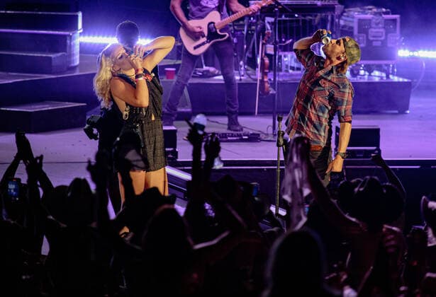 July 31, 2021, George, WA, USA: SInger Dierks Bentley headlines night two of the Watershed Music Festival at The Gorge Amphitheater on July 31, 2021 in George, Washington. ( Xander Deccio ImageSpace) George USA - ZUMAs181 20210731_zea_s181_040 Copyright: xImagespacex